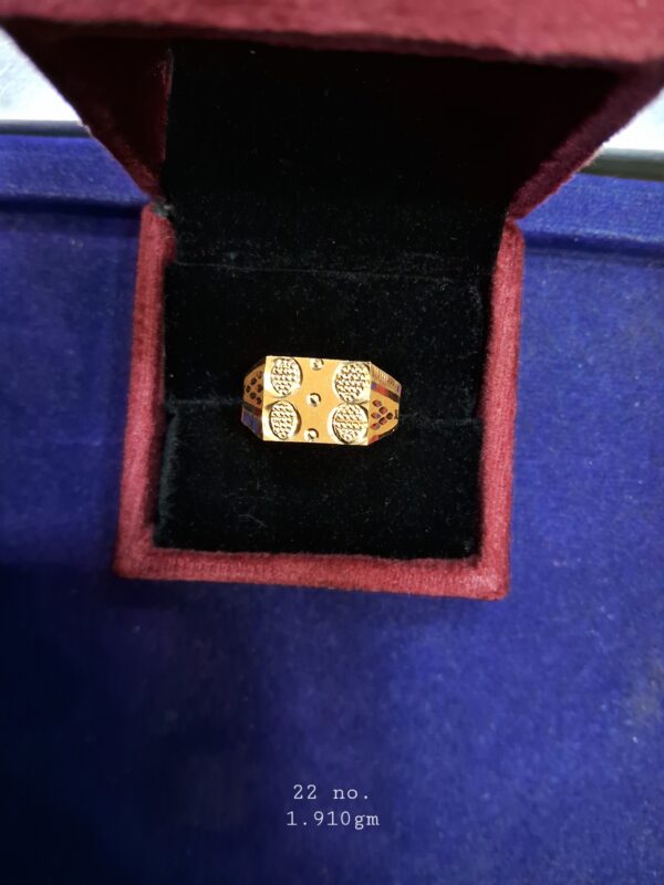 Quad Circled Gold Ring